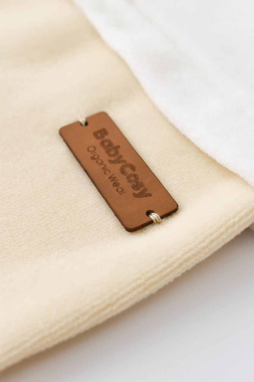 Salopeta Ursulet cu maneca lunga si botosei din 80%bumbac organic si 20% poliester - , BabyCosy